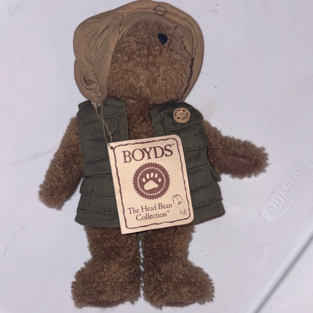 Boyds Genuine NWT vintage fisherman Bear